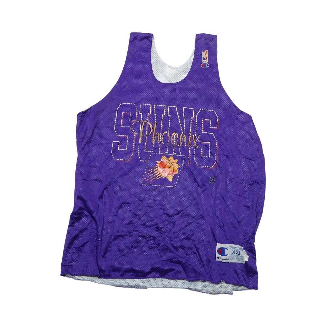 Vintage Phoenix Suns Jersey Mens 2XL Purple NBA Basketball Champion 90s
